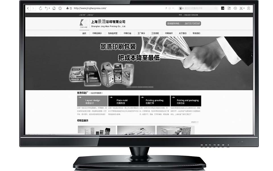 PC端网站首页效果